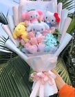 ?? Kawaii My Melody Hello Kitty Pom Pom Cinnamoroll Plush Bouquet Birthday