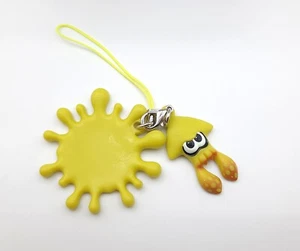 Splatoon Calamar Inkling Amarillo Llavero Figura Juguete Dije Japón 2" - Imagen 1 de 1
