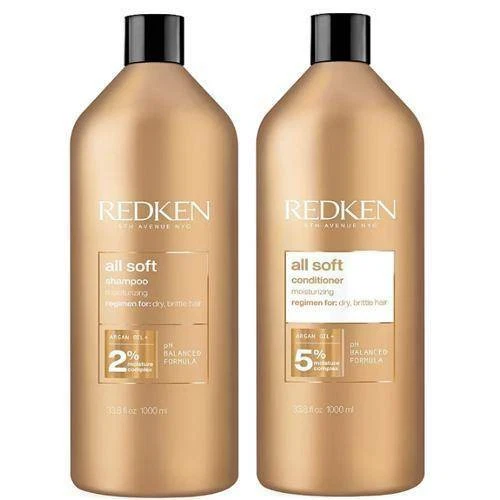 Redken All Soft Shampoo and Conditioner Set 33.8oz 1 Liter EACH - Image 1 of 1