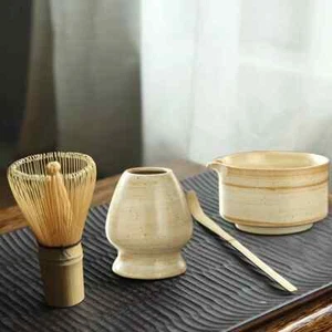 4PCS Japanese Matcha Tea Set Safe Bamboo Whisk Teaspoon Tea Sets Indoor Beverage - Picture 1 of 24