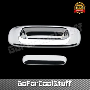 For GMC SIERRA 1999~2000 01 02 03 04 05 2006 Chrome Handle Tailgate Cover w/o K - Picture 1 of 1