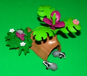 Playmobil TROPICALES Flores Planta Tocón BADGERS MOUSE Bosque Bosque Exterior Lote - Imagen 1 de 4