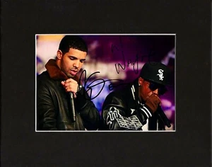 DRAKE & LIL WAYNE  8 by 10 MATTED REPRINT PHOTO & AUTOGRAPH   ( PHOTO IS 5 X 7) - Picture 1 of 1
