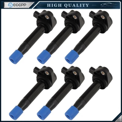 6 PCS For 09 2010 2011 2012 Honda Accord Pilot Ridgeline Acura TL V6 3.5L UF603 - Image 1 of 4