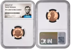 2025 S Lincoln Shield Cent NGC PF70 DCAM Early Releases - San Francisco- Presale - Picture 1 of 1