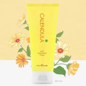 FROM NATURE Calendula Soft Cleansing Foam 150ml Foam Cleanser Korean Cosmetics - Picture 1 of 9
