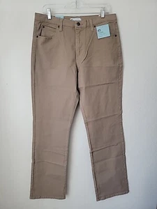 Lee Jeans Khaki 12 Long Relaxed Fit Sits At waist New 36x32 - Picture 1 of 8