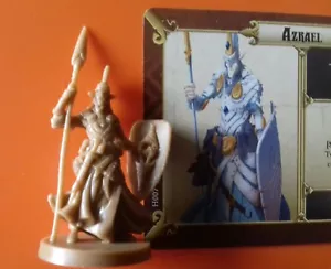 Azrael Masiva Oscuridad Juego de Mesa Repuesto Figura y Tarjeta Elfo Guerrero Lanza - Imagen 1 de 1