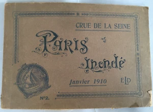 CRUE DE LA SEINE. PARIS ÜBERSCHWEMMT JANUAR 1910. 16 Ansichten. Album Nr: 2. EO von 1910 - Bild 1 von 7
