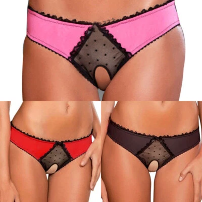 Sexy Damenhöschen Offener Schritt Slips G-String Schlüpfer Dessous  ① - Bild 1 von 4