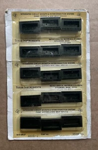 NOS Vintage TI Texas Instruments 24 Pin DIP IC Chip Socket Connectors C9224-00 - Picture 1 of 4