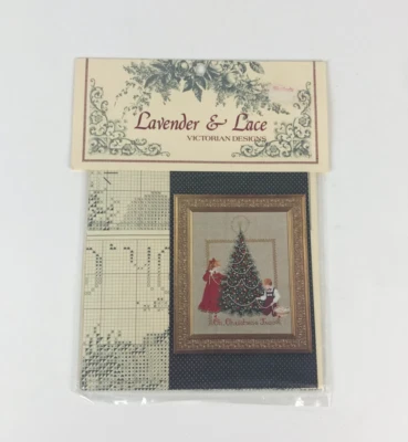 Lavender & Lace Victorian Designs Oh Christmas Tree Cross Stitch Pattern - Image 1 of 2