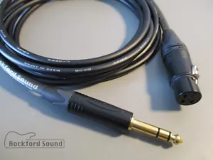 Canare L-4E6S Star Quad | 50 pies | dorado hembra XLR a TRS interconexión equilibrada - Imagen 1 de 4