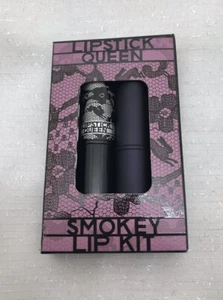 Lipstick Queen Smokey Lip Kit - Black Lace Rabbit & Mauve Sinner Full Size NEW - Picture 1 of 8