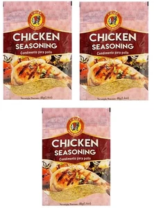 Pack of 3 - Chief Chicken Seasoning 40g Bag Product of Trinidad - Picture 1 of 4