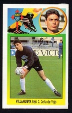 VILLANUEVA CELTA DE VIGO 1993-94 CHROME PANINI LA LIGA ESTE 93/94 (RETRIEVED)