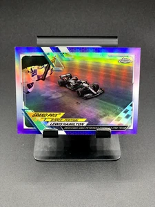 2021 Topps Chrome Formula 1 F1 Purple Lewis Hamilton /399 #149 - Picture 1 of 2