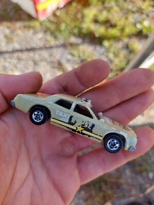Rare HOTWHEELS Mattel 1977 Die-Cast 75 Sherriff Star Taxi Police Car Malaysia - Picture 1 of 6