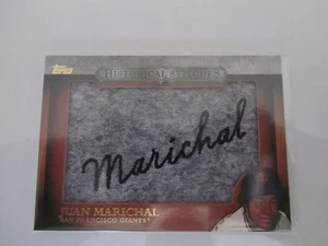 2012 Topps Historical Stitches Patch #HS-JM Juan Marichal - Bild 1 von 2
