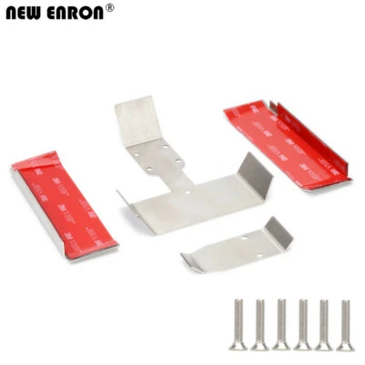 4Pcs Stainless Steel Skid Plate Protector For Traxxas 1/16 REVO VXL SUMMIT SLASH - Image 1 of 4