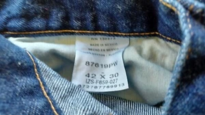Rustler 42x30 Blue Jeans 100% Cotton Denim Quality Work Pants NWOT Grandpacore - Picture 1 of 7