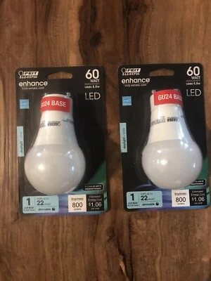 Feit Electric 60W A19 GU24 Light Bulb - Daylight 5000K (2-PACK) - Image 1 of 2