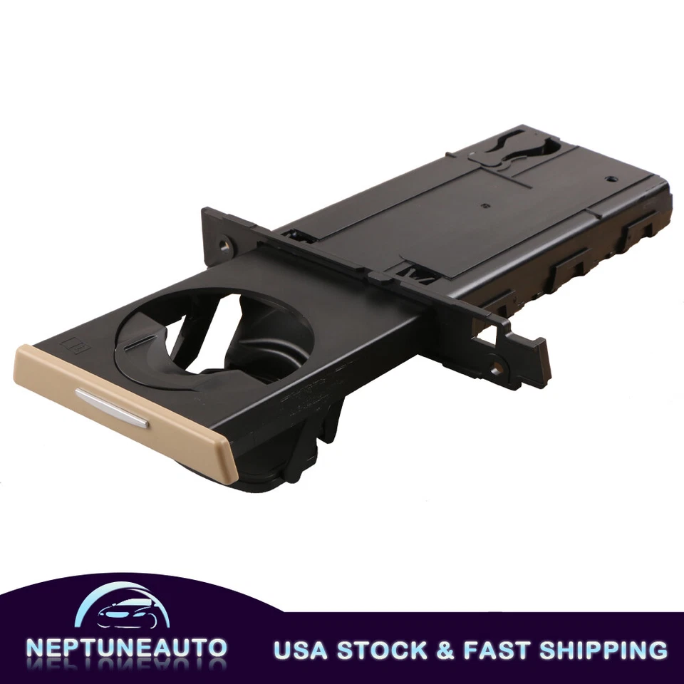 Right Side Retractable Cup Holder Beige For 06-11 BMW E90/91/92 325i 328i 335i - Image 1 of 4