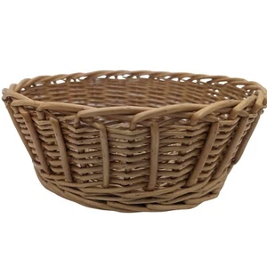Round Wicker Bread Basket -Wicker in Natural color - Picture 1 of 10