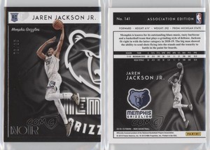 2018 Panini Noir Rookies Association Edition /85 Jaren Jackson Jr #141 Rookie RC