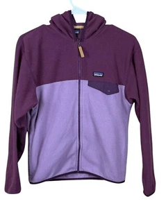 Patagonia Girls Jacket XL Color Block Better Sweater Full Zip Hoody Fleece Kid - Picture 1 of 4