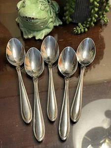 5 cucharas grandes cubiertos de acero inoxidable Oneida ROYAL MANOR Fleur de Lis 18/10 - Imagen 1 de 7