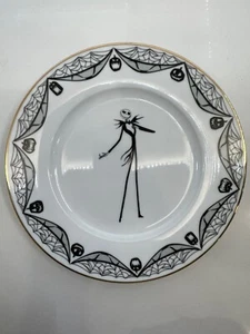 Juego de 4 platos de ensalada de 8 pulgadas Pesadilla antes de Navidad Jack Skellington - Imagen 1 de 2