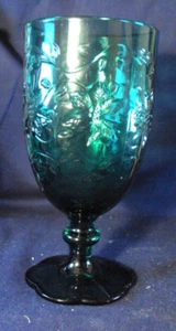 Princess House Fantasia Goblet emerald green - Picture 1 of 2