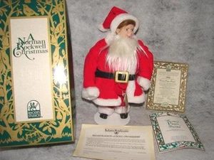 1991 Norman Rockwell Ashton Drake Muñeca Niño Scotty Plays Santa - Imagen 1 de 6