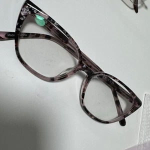 Zenni 4437919 Cat-Eye Brille Brillengestell Rosa Schildpatt nur Gestell - Bild 1 von 2