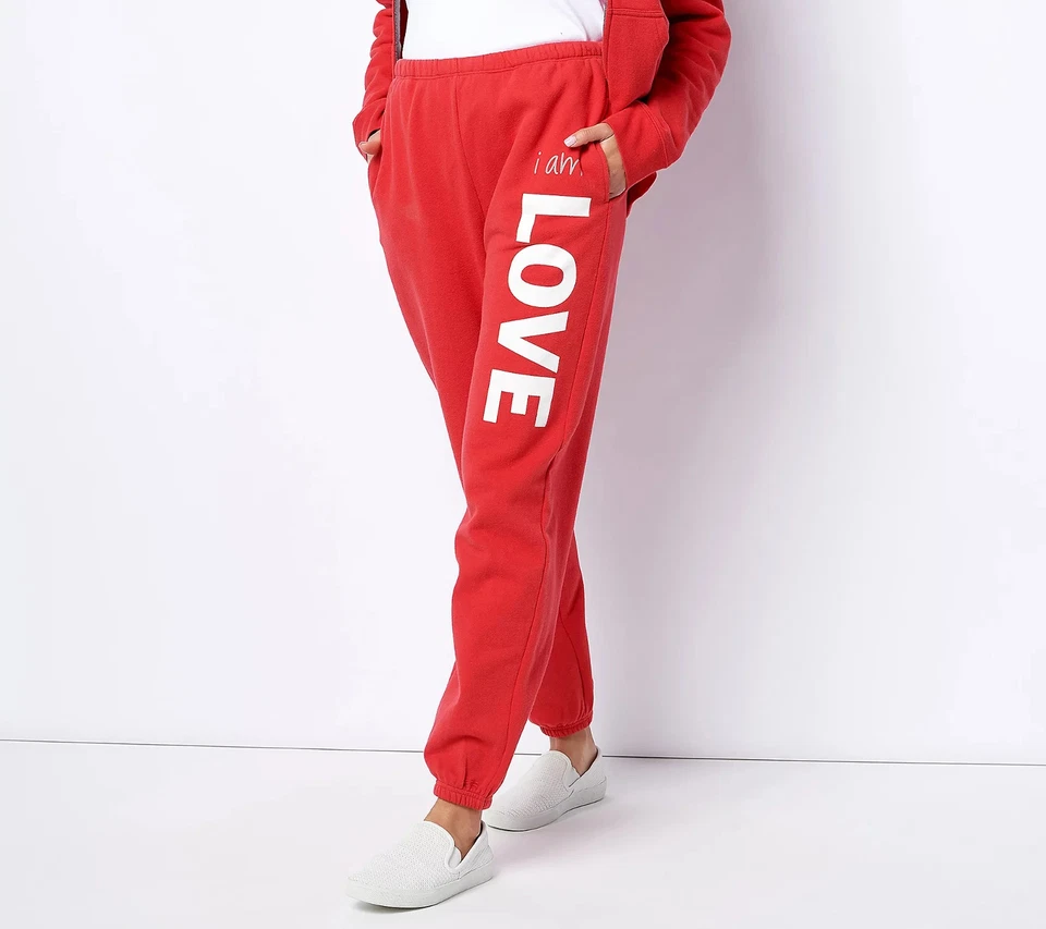 Pantalón polar Peace Love World Regular Love 2 Love rojo XX-pequeño A477831 Foto 1 de 1