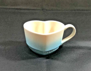 LE CREUSET Blue Heart Coffee Mug 8oz - Picture 1 of 6
