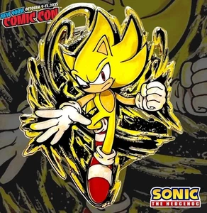 Super Sonic Hedgehog Painterly Series Zen Monkey NYCC 2025 edición limitada 1000 - Imagen 1 de 1