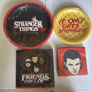 Netflix Stranger Things Party Supply Package with plates and napkins - Picture 1 of 6