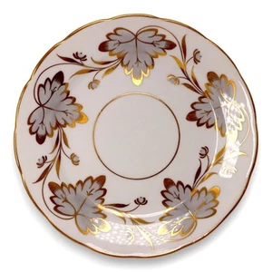 Copelands Grosvenor Rosslyn Grey 9708 Luncheon Dessert Plate 8" Vintage 1950's - Picture 1 of 4