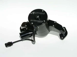 MEZIERE BBC Billet Electric Water Pump Hi-Flow Black For Big Block Chevy 55 GPM - Picture 1 of 1