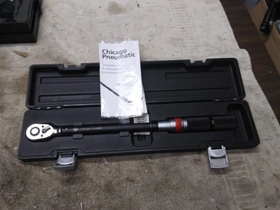 Llave dinamométrica neumática Chicago CP8915 1/2" accionamiento 40-200Nm COMO NUEVA Foto 1 de 4