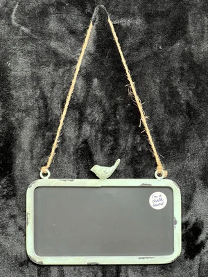 Idea Market Paris Wall Decor Meda Green Chaulk Board Message Center 9"x6"x 1" - Image 1 of 4