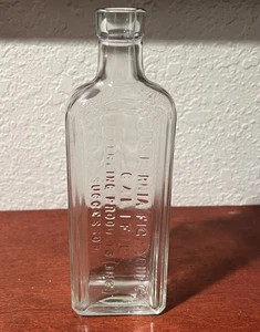 Antica bottiglia vintage CALIFORNIA SCIROPPO DI FICO CO successore sterling - Foto 1 di 9