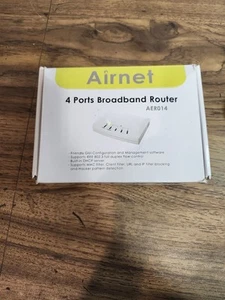 AIRNET 4 PORTS BROADBAND ROUTER AER014 - Picture 1 of 5