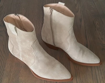 Ralph Harrison Cowboyboots Gr. 40 sand beige Nubukleder NEU - Bild 1 von 4