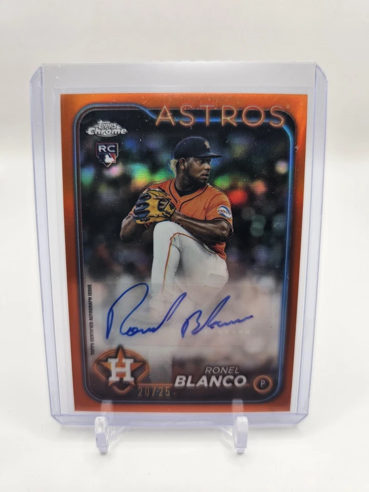 2024 Topps Chrome Update Series - Autographs Ronel Blanco #AC-ROBL Orange... - Image 1 of 2