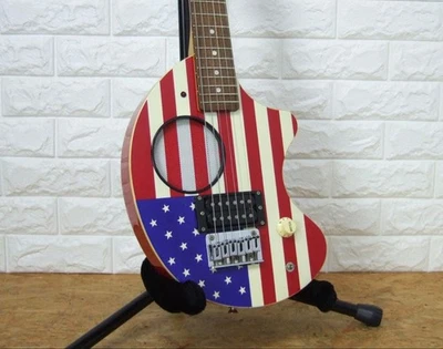 Fernandes ZO-3 USA Flag Design Electric Guitar W/Gig Bag Shipping From Japan - Image 1 of 4