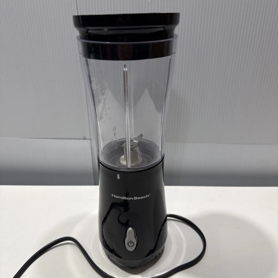 Mini licuadora Hamilton Beach batidora proteína viaje bebida congelada negra Foto 1 de 4