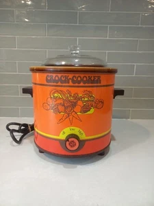 Vintage General Electric Crock Cooker SC10 Japan Retro Decor Ceramic Bowl Tested - Picture 1 of 12